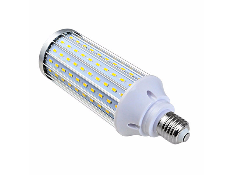 Bec LED 25W, 90 LED-uri, Carcasă Metalică, Fără Sticlă, E27, Alb Rece 6000K