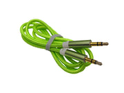 Cablu jack 3.5mm la jack 3.5mm textil – Audio stereo, rezistent, design împletit