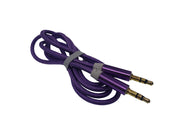Cablu jack 3.5mm la jack 3.5mm textil – Audio stereo, rezistent, design împletit