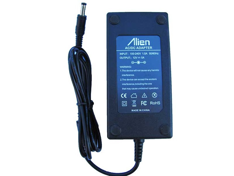 Alimentator Stabilizat 12V 5A – Sursă în Comutație, Mufă 5.5 × 2.1 mm, Protecții Multiple