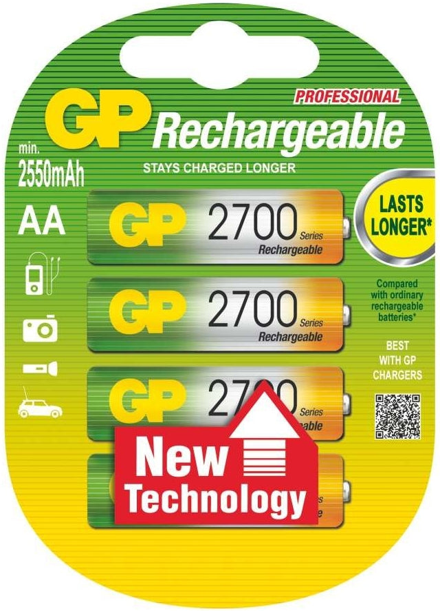 Acumulator NiMH AA R6 – GP 2700mAh – capacitate foarte mare pentru consum ridicat