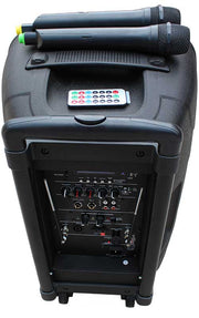 Incintă Acustică ABS Activă 2112AUS-CB Alien – Sistem Portabil cu MP3, Radio, 2 Microfoane Wireless și Acumulator