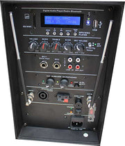 Incintă Acustică ABS Activă 2112AUS-CB Alien – Sistem Portabil cu MP3, Radio, 2 Microfoane Wireless și Acumulator