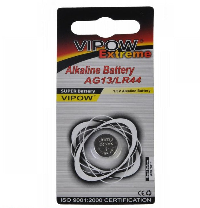 Baterie AG13 Vipow Extreme – Alcalină 1.5V pentru jucării, ceasuri, calculatoare și electronice mici