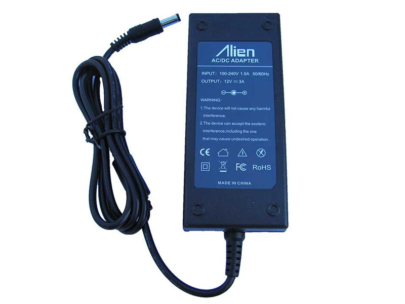 Alimentator Stabilizat 12V 3A – Sursă în Comutație, Mufă 5.5 × 2.1 mm, Protecții Multiple