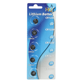 Baterie 3V CR1220 PKCELL – Set 5 bucăți, litiu pentru electronice