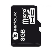 Card MicroSDHC 8GB Serioux Clasa 10 cu adaptor SD, viteză mare și stabilitate