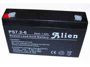 Acumulator plumb-acid 6V – 7.2Ah – Alien – baterie sigilată SLA VRLA pentru jucării, iluminat și echipamente 6V