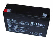 Acumulator plumb-acid 6V – 10Ah – Alien – baterie sigilată SLA VRLA pentru jucării, sisteme de iluminat și echipamente 6V