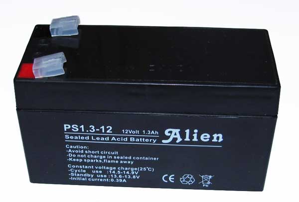 Acumulator plumb-acid 12V – 1.3Ah – Alien – baterie sigilată SLA pentru echipamente și sisteme backup