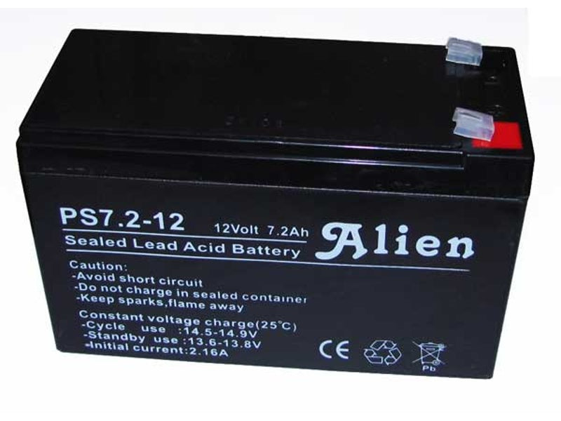Acumulator plumb-acid 12V – 7Ah – Alien – baterie sigilată SLA VRLA pentru UPS, alarmă, iluminat și echipamente 12V