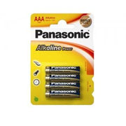 Set 4 baterii Panasonic Alkaline Power R3 – AAA 1.5V, fiabilitate premium