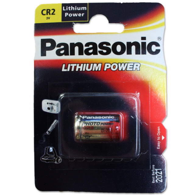 Baterie Panasonic CR2 Lithium Power – 3V, litiu, pentru camere foto și senzori