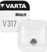 Baterie Varta V317 (AG0) plată – 1.55V, oxid de argint, pentru ceasuri și mecanisme miniaturizate