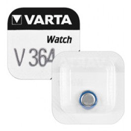 Baterie Varta V364 (AG1) – 1.55V, oxid de argint, pentru ceasuri și dispozitive de precizie