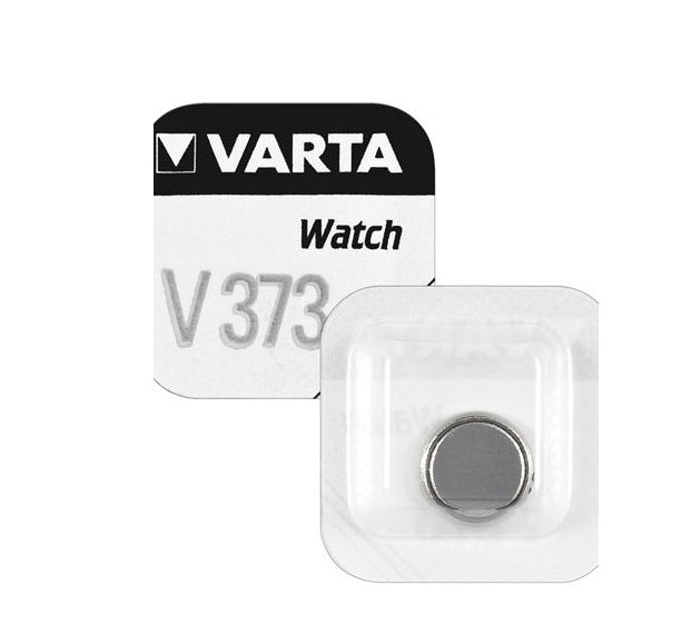Baterie Varta V373 (AG6) – 1.55V, oxid de argint, varianta plată, pentru ceasuri și dispozitive de precizie