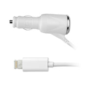 Încărcător auto iPhone 5 Lightning 8-pin, 5V 1A, compatibil iPod/iPad