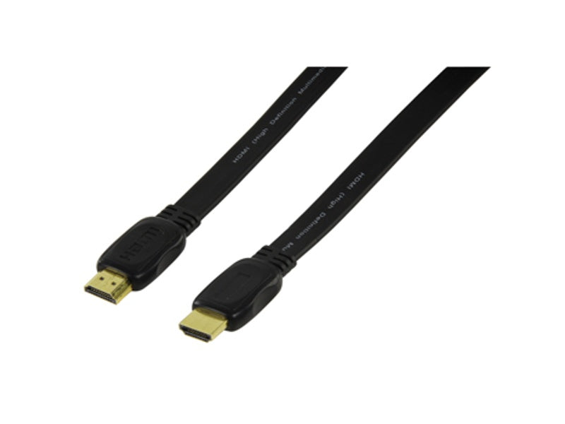 Cablu HDMI 1.4 19p–19p cu Ethernet 10m plat – High Speed, 4K, 3D, ARC, Valueline