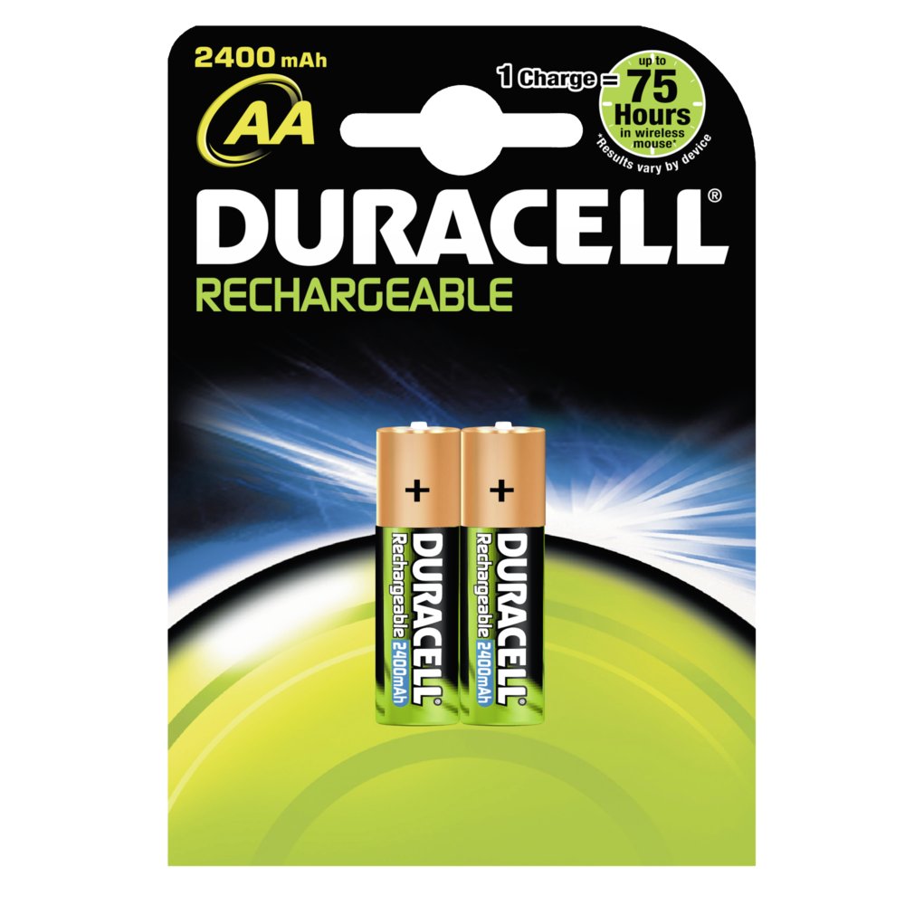 Set 2 acumulatori Duracell StayCharged R6 – NiMH 2500mAh AA 1.2V