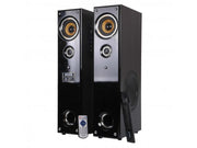 Sistem Audio 2 Turnuri Intex – FM, SD, USB, Microfon Wireless, 42W+42W