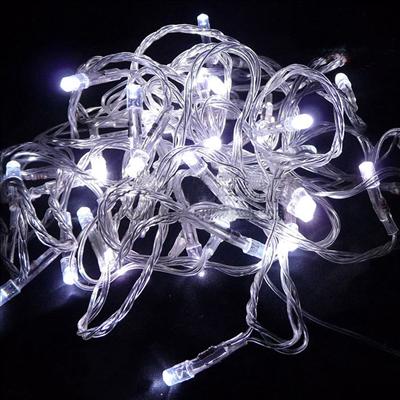 Instalație 200 LED-uri albe – Șir luminos decorativ pentru interior și exterior