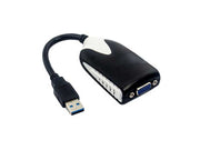 Convertor USB 3.0 la VGA pentru monitoare și proiectoare