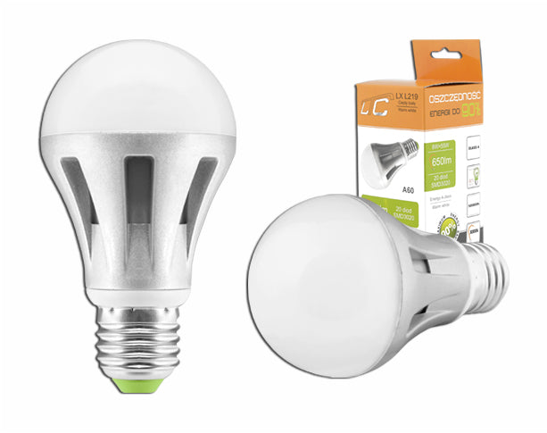 Bec LED A60, 6W, E27, Alb Cald 3000K, 650lm