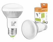 Bec LED R63, 5W, E27, Alb Cald 3000K, 390lm
