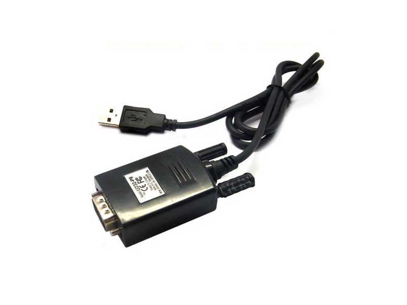 Cablu adaptor USB la Serial RS232 negru – Conectare dispozitive industriale la USB
