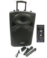 Incintă Acustică 15 inch ABS MP3 + 2 Microfoane – Sistem Audio Puternic pentru Evenimente și Karaoke