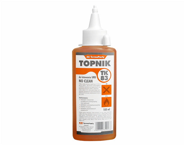 Flux SMD Gresor TK83 – Soluție Alcoolică cu Activatori, 100ml