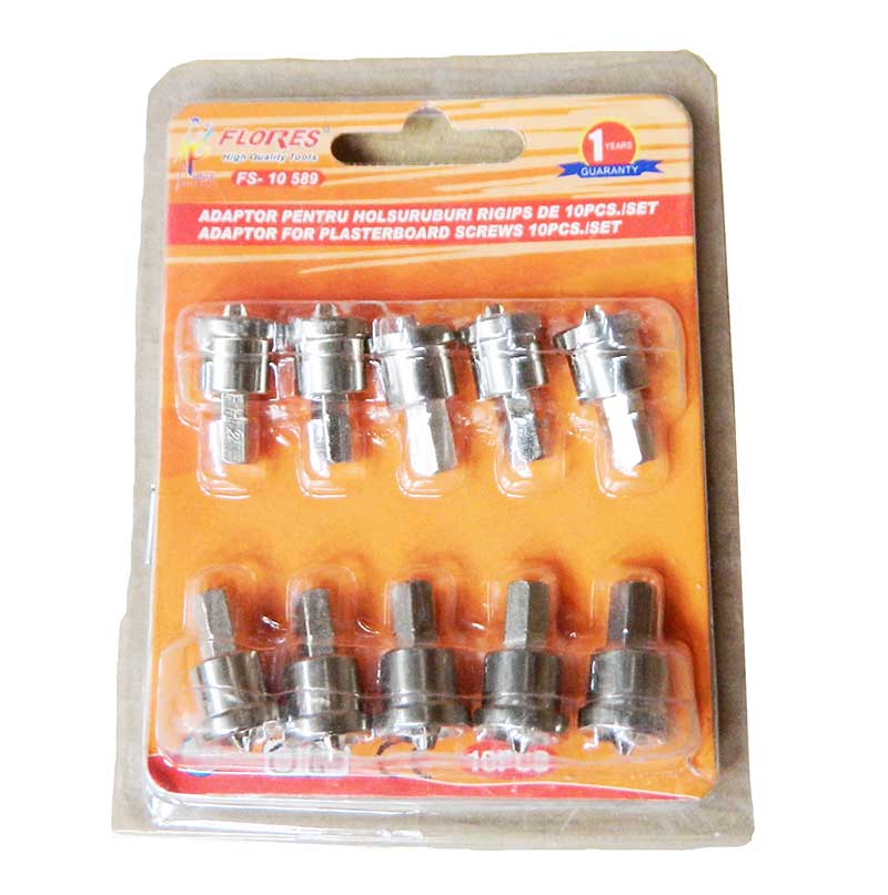 Adaptor pentru Holșuruburi Rigips – Set 10 Bucăți