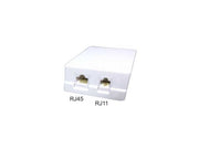 Priză UTP + telefon Cat5 – conexiune combinată RJ45 și RJ11