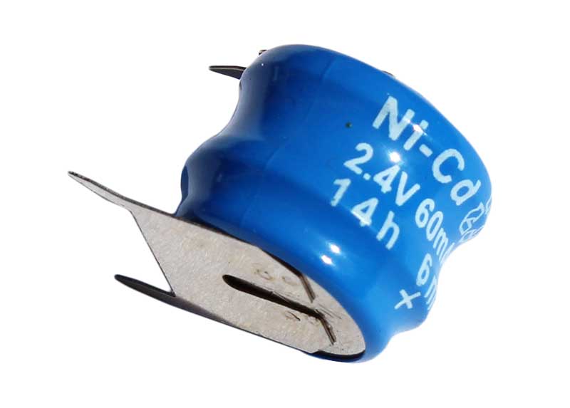 Grup acumulatori rotunzi PKCELL 2.4V 60mAh – 2×Ni-MH pentru electronice miniaturale