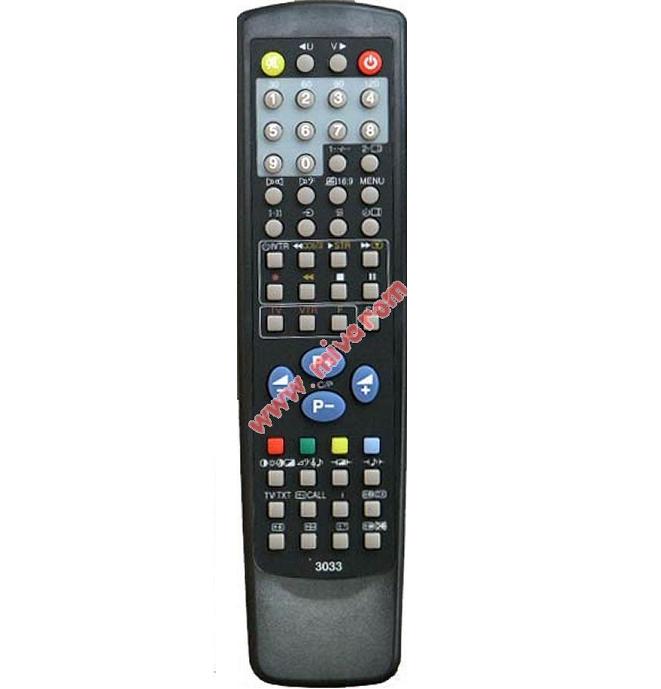 Telecomandă înlocuitoare 3033 – Compatibilă cu televizoare LCD/LED și echipamente audio-video