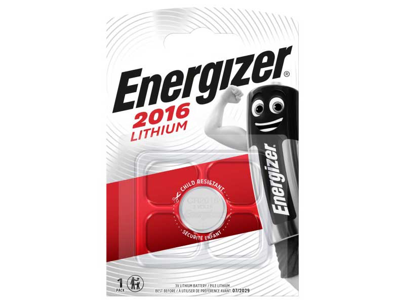 Baterie 3V CR2016 Energizer – Litiu pentru ceasuri, telecomenzi și electronice mici
