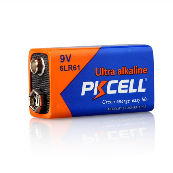 Baterie 9V PKCELL – Alcalină, performanță stabilă