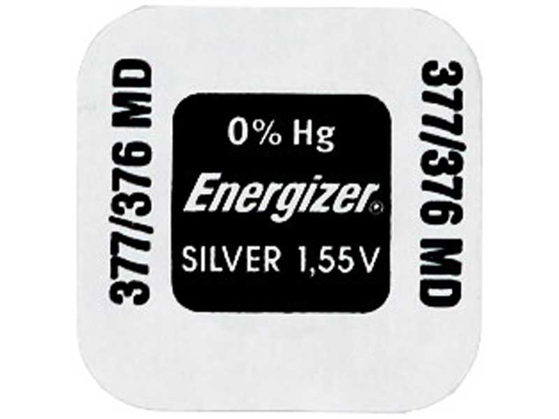 Baterie Energizer V377 (AG4) – 1.55V, oxid de argint, pentru ceasuri și electronice de precizie