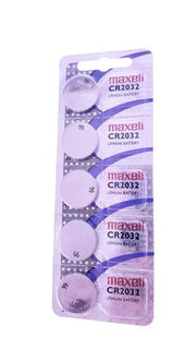 Baterii 3V CR2032 Maxell – set 5 bucăți, litiu, durată mare