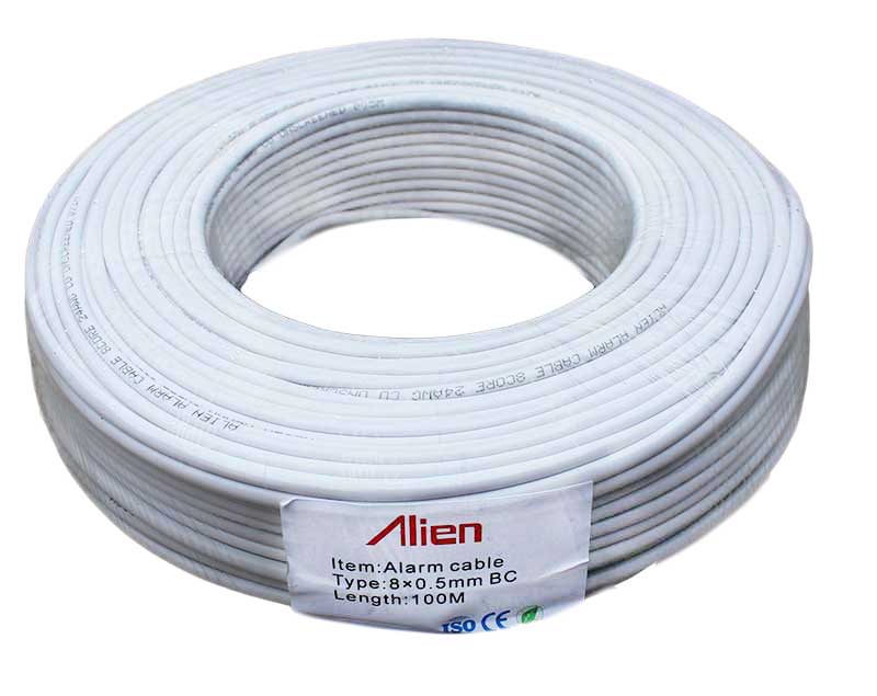 Cablu alarmă 8×0.5mm Cu 100m – Cablu profesional din cupru pentru sisteme de securitate