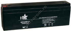 Acumulator plumb-acid 12V – 2.2Ah – VRLA sigilat – BAT-LEAD-03 pentru UPS, alarme și echipamente electronice