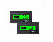 Tester acumulatori 12–72V – indicator tensiune și nivel încărcare – compatibil plumb-acid și litiu 2S–16S