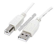 Cablu imprimantă USB 2.0 A–B 3m – Conectare extinsă pentru imprimante și periferice