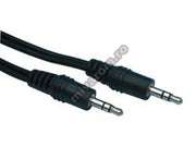 Cablu jack 3.5mm la jack 3.5mm 1.5m – Audio stereo, CABLE-404