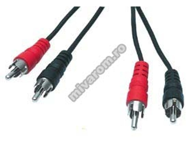 Cablu 2RCA la 2RCA 1.5m – Cablu audio stereo pentru conexiuni Hi-Fi