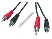 Cablu 2RCA la 2RCA 1.5m – Cablu audio stereo pentru conexiuni Hi-Fi