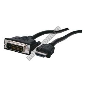 Cablu HDMI – DVI tată 5m – Conectare digitală video pe distanțe mari