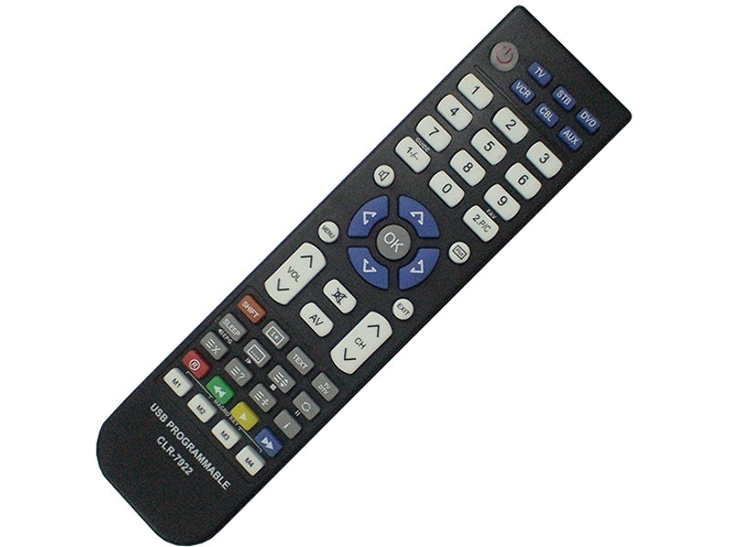 Telecomandă programabilă USB 6in1 CLR7922-E6 – Telecomandă universală profesională cu funcții macro și învățare