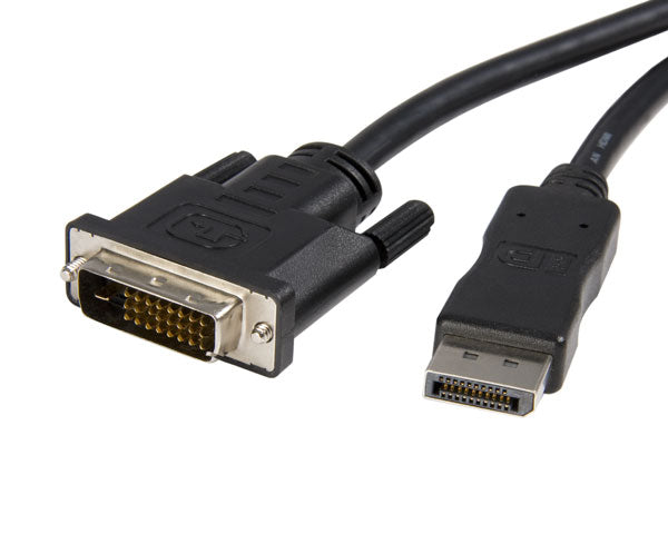 Cablu DisplayPort tată – DVI tată 1.8m – Conversie digital–analog pentru monitoare și proiectoare