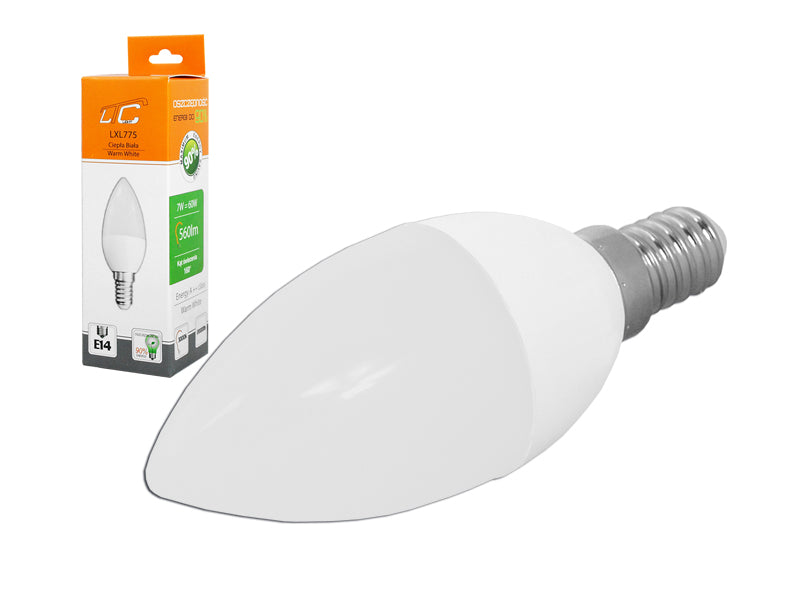 Bec LED Lumanare 2W, E14, Alb Cald 3000K, 560lm, A++